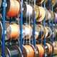 Cable spool racks